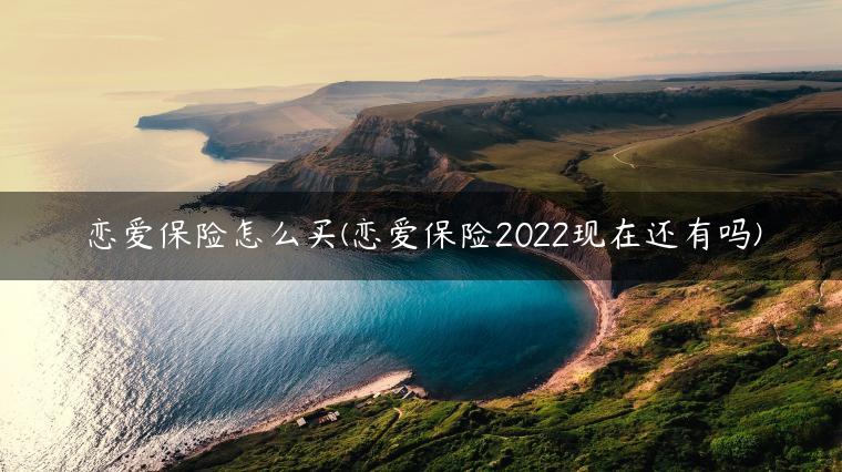 恋爱保险怎么买(恋爱保险2022现在还有吗)