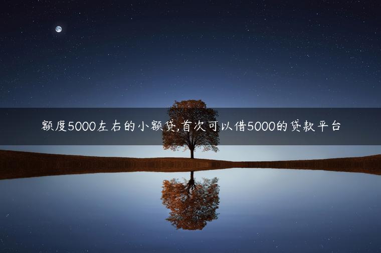 额度5000左右的小额贷,首次可以借5000的贷款平台