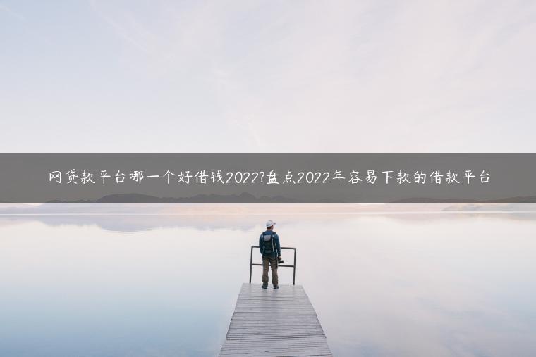 网贷款平台哪一个好借钱2022?盘点2022年容易下款的借款平台