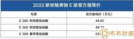 奔驰e300报价是多少（新款奔驰E级车上市售价44.80万起）-1