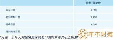 上海迪士尼票价多少（常规票价日435元最高769元）-1